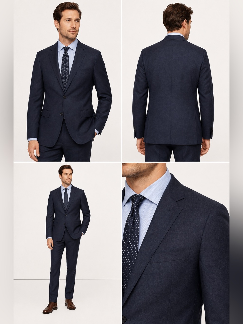 Banana Republic Monogram Trabaldo Togna 1840 Italian Wool Suit Jacket